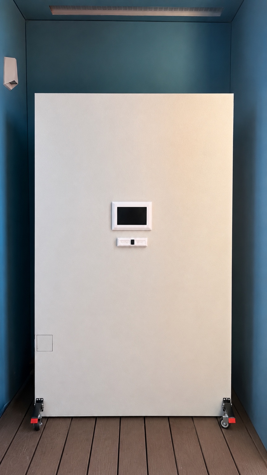 Full-scale Aether embedded energy wall prototype
